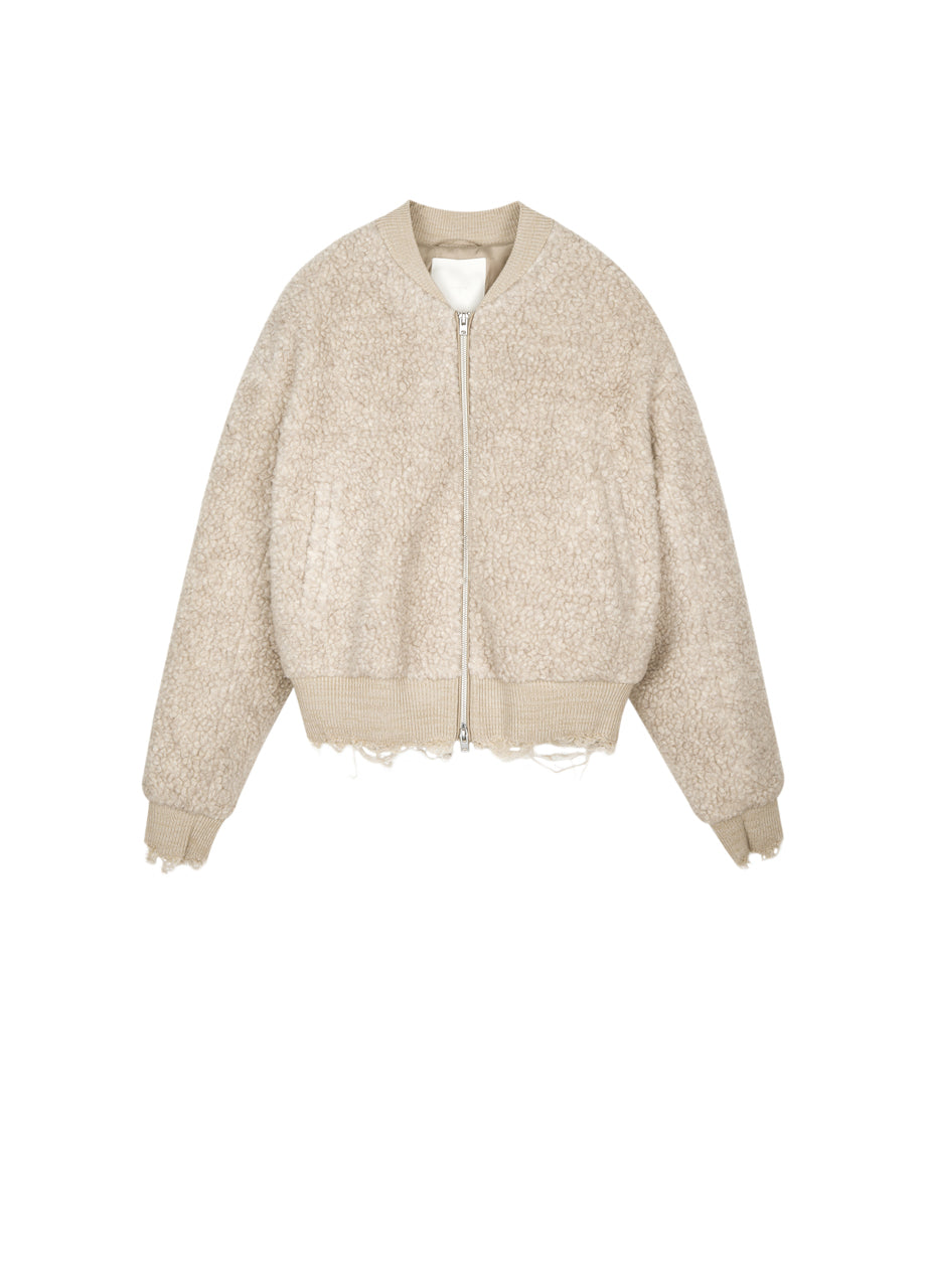 JNBY raw-cut jacket
