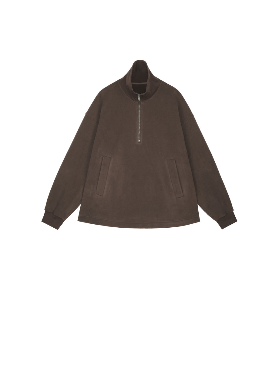 JNBY Oversized Zip-Front Pullover With Drawstring Hem