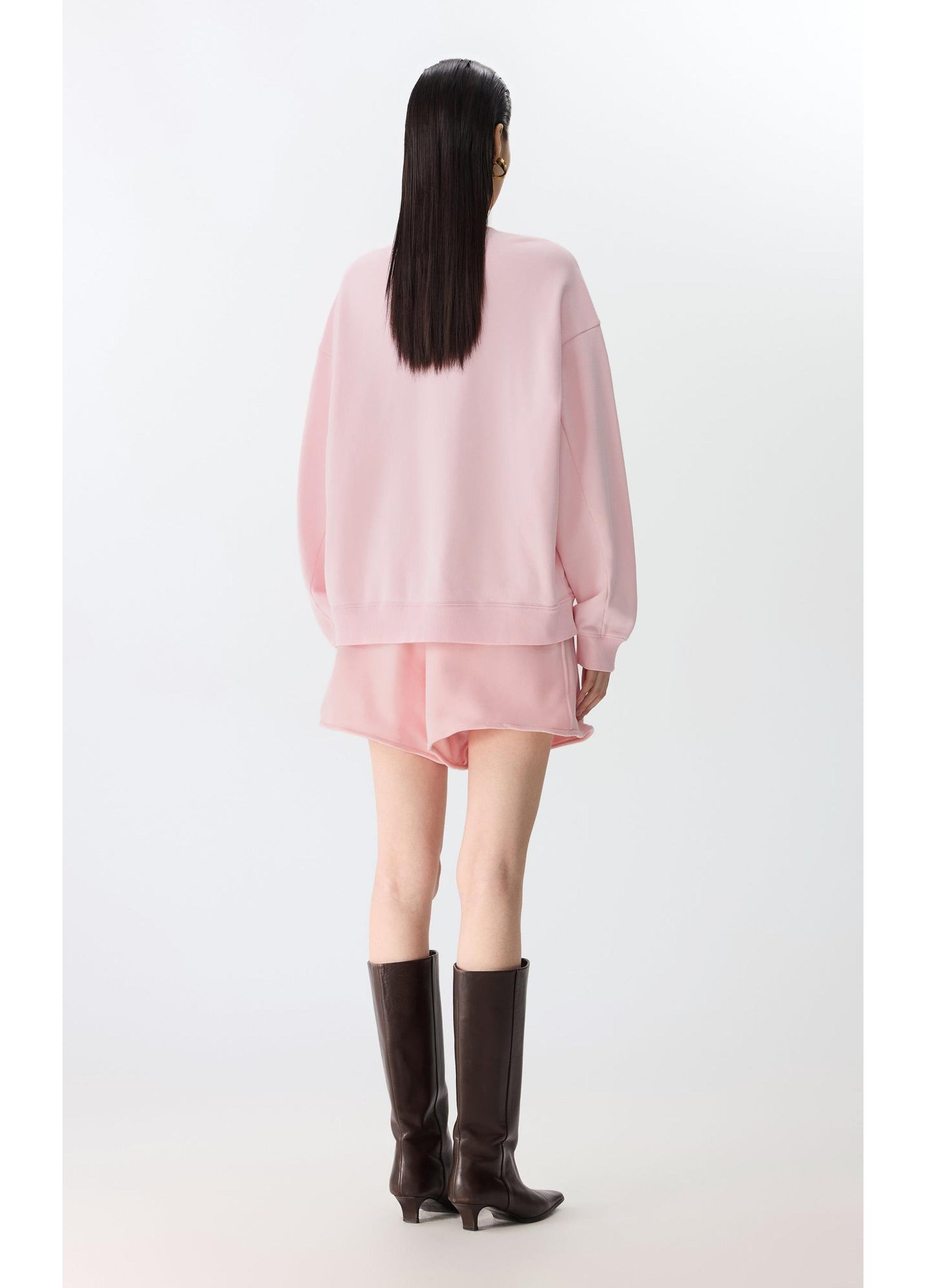 JNBY Playful Cat Oversized Cotton Sweatshirt