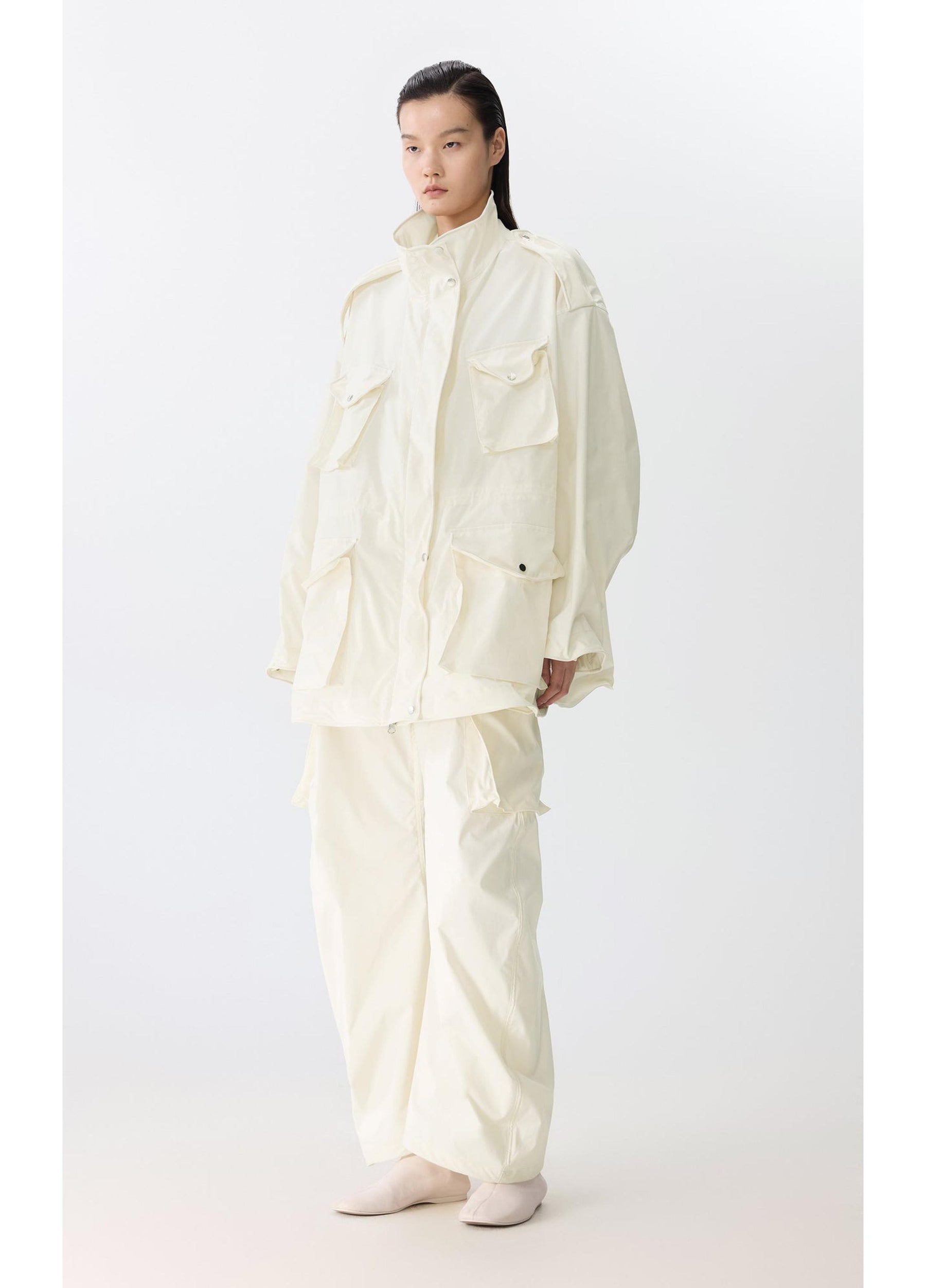 JNBY Oversized Shapeable Bone-Fish Hybrid Jacket