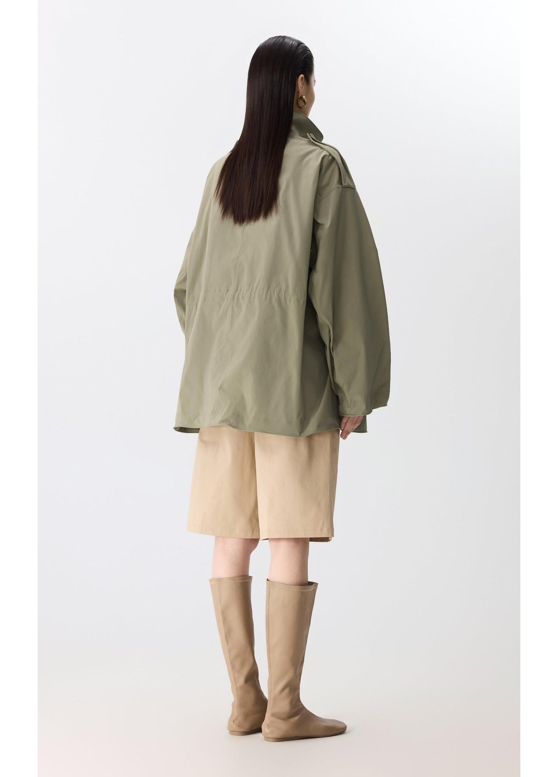 JNBY Oversized Shapeable Bone-Fish Hybrid Jacket