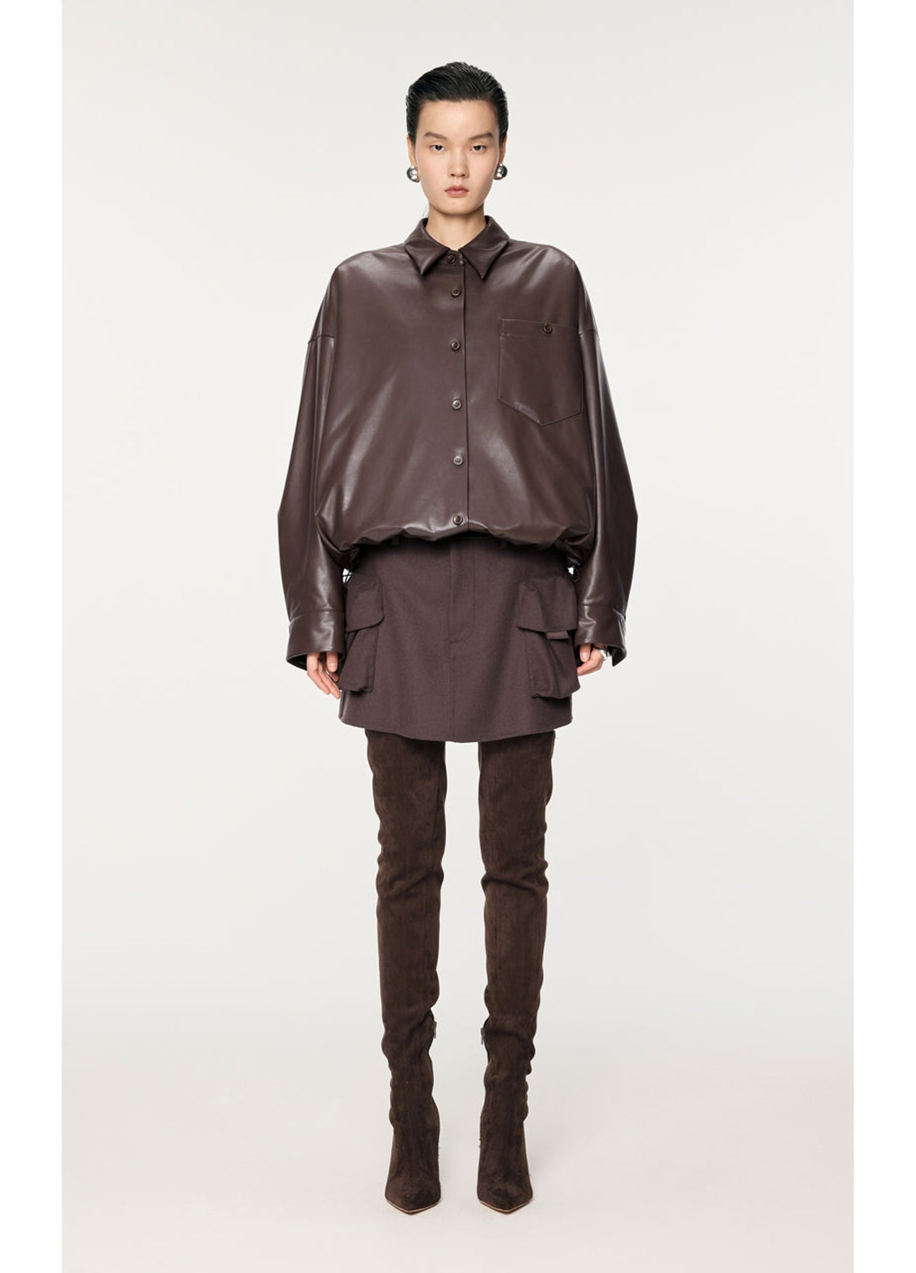 JNBY Oversize Shirt Down Coat