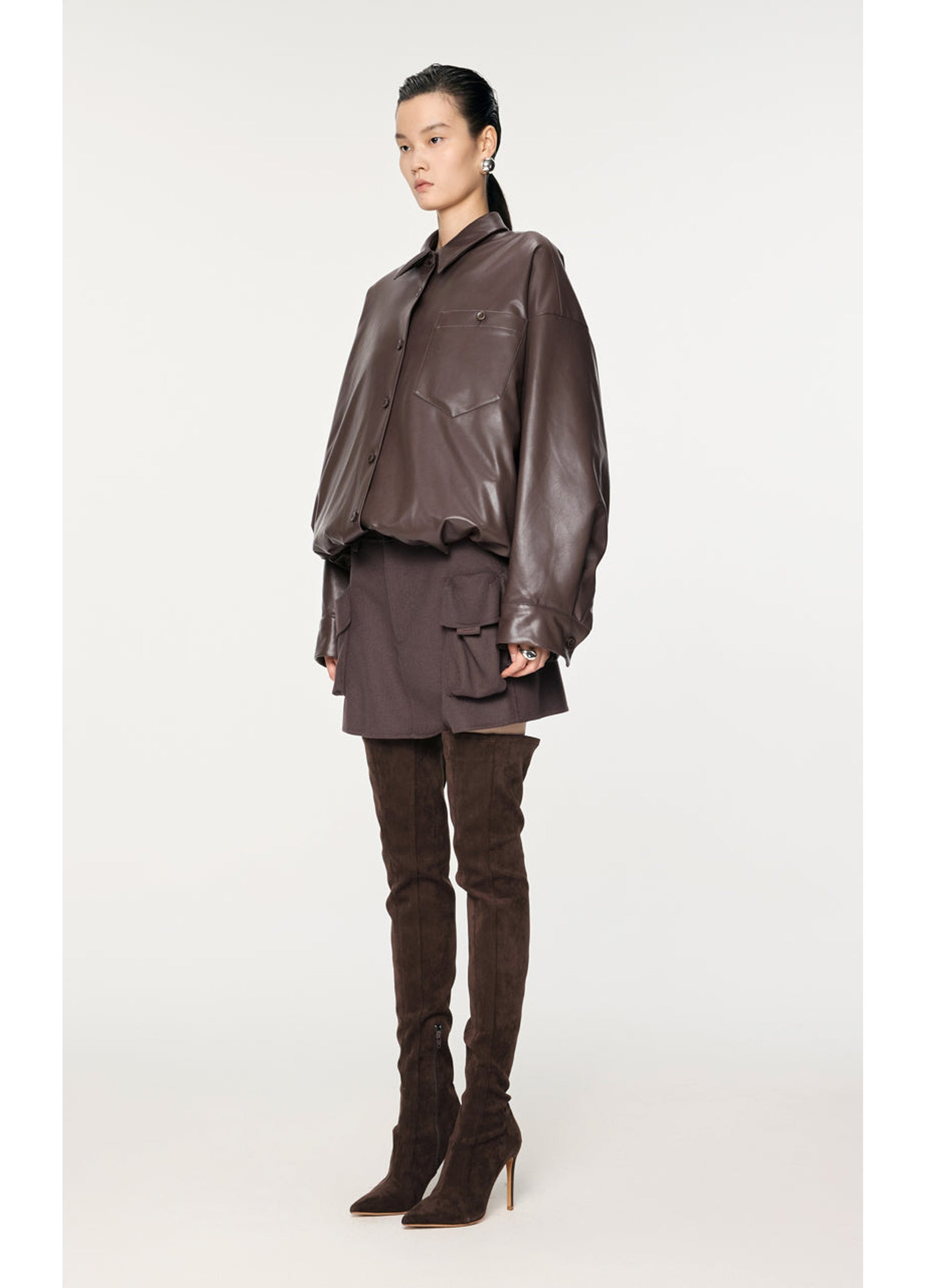 JNBY Oversize Shirt Down Coat