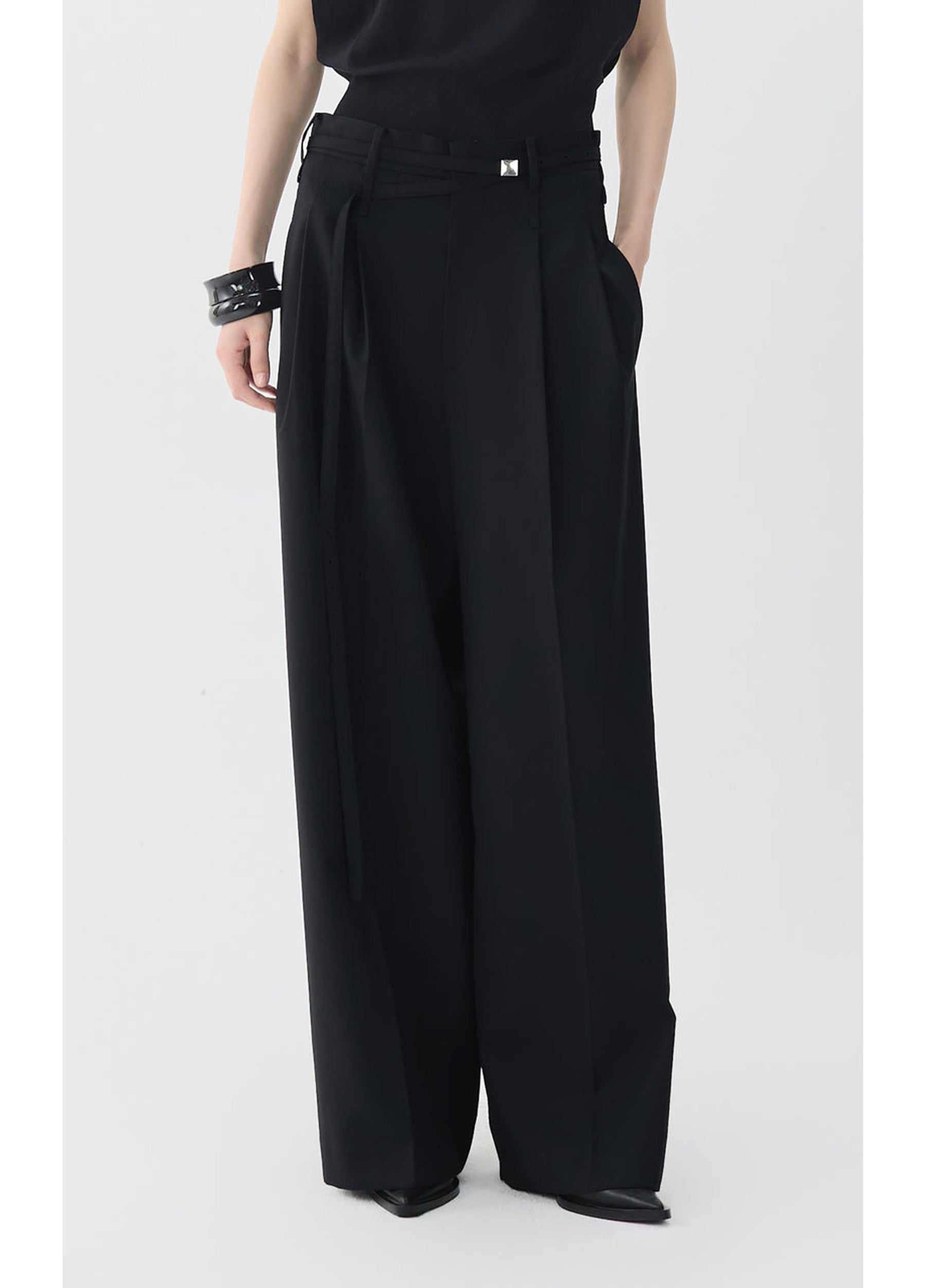 JNBY loose wide leg casual pants