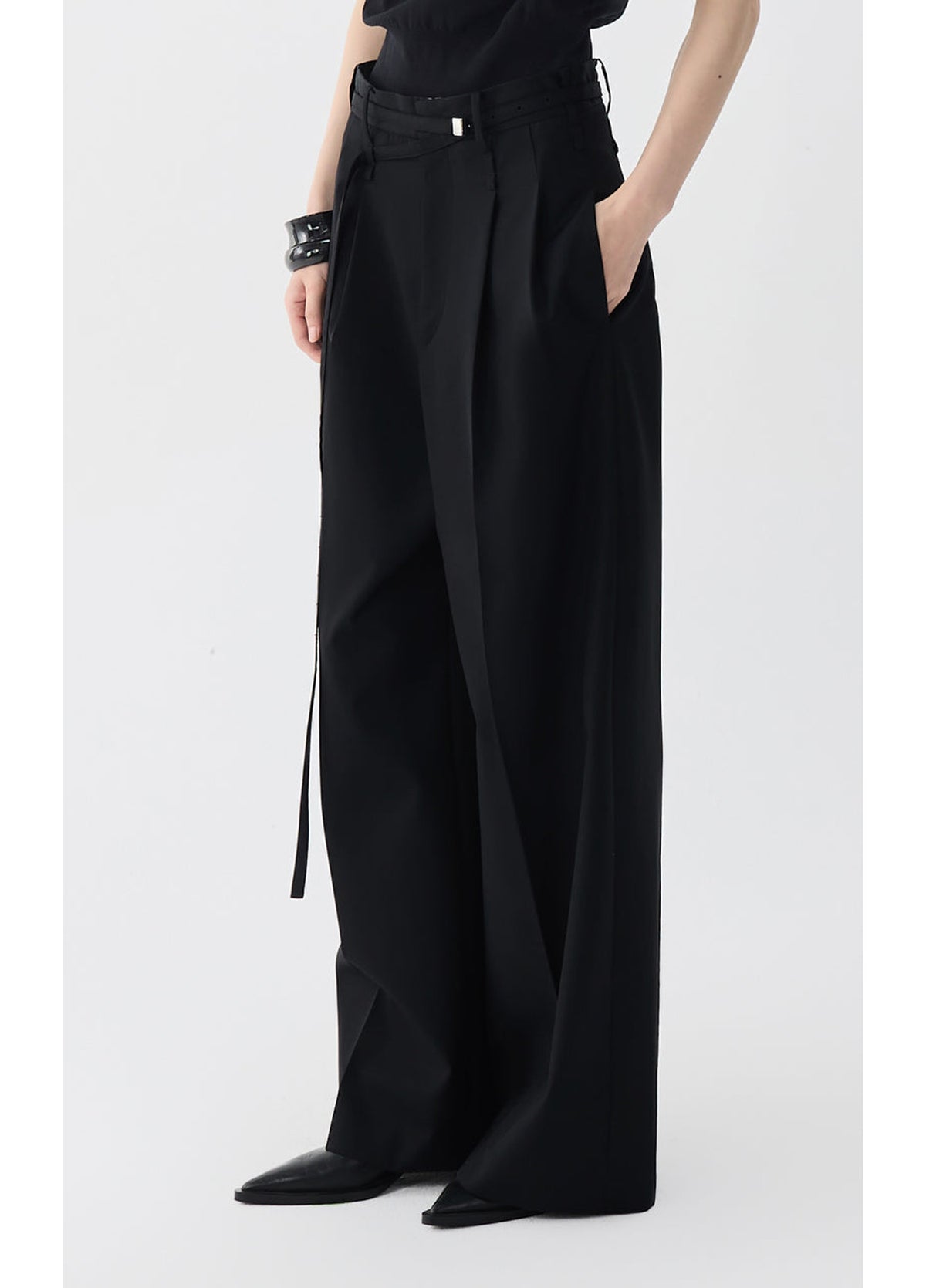 JNBY loose wide leg casual pants