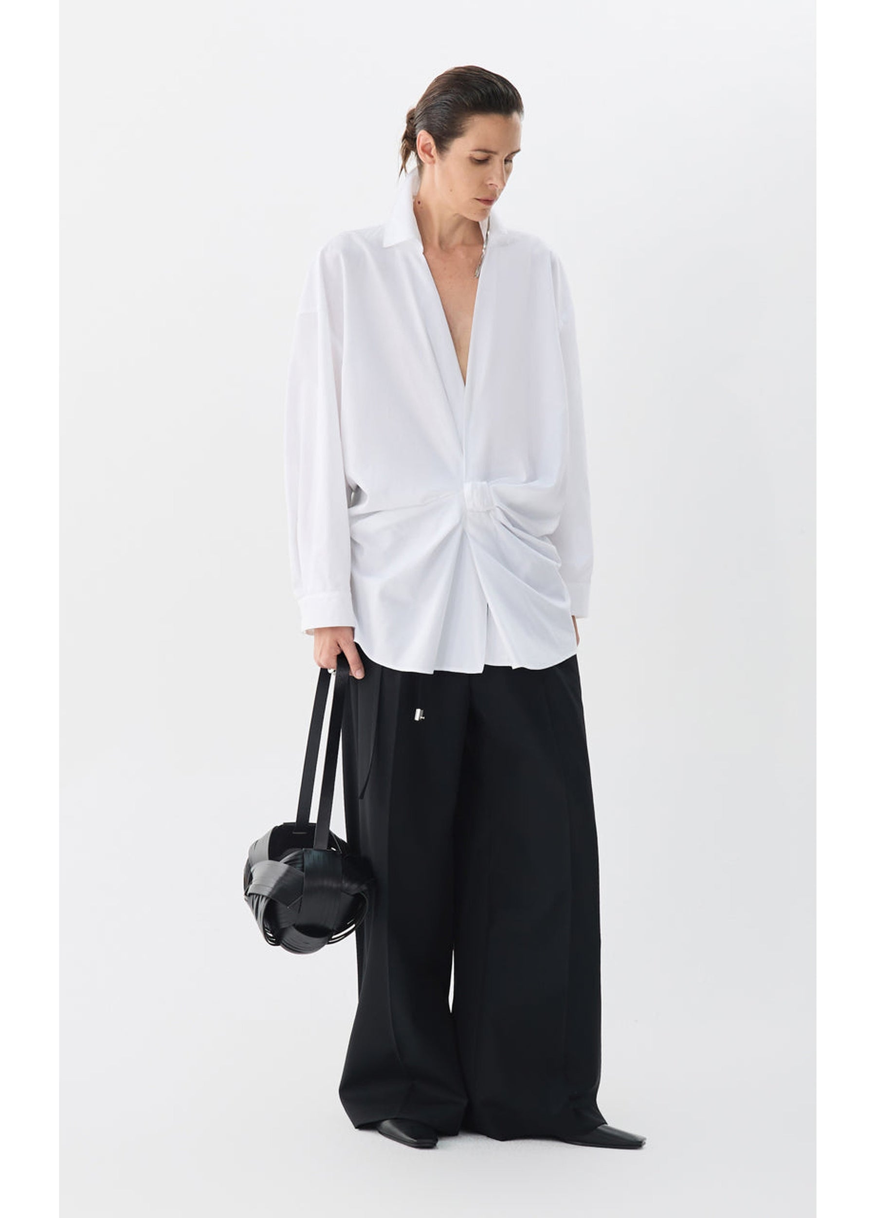 JNBY loose wide leg casual pants