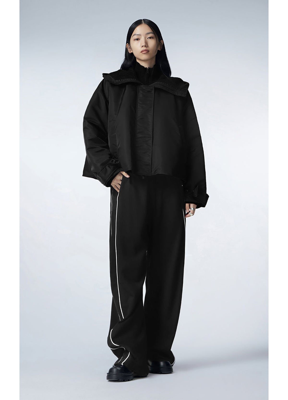 JNBY Oversized Hooded Down Coat