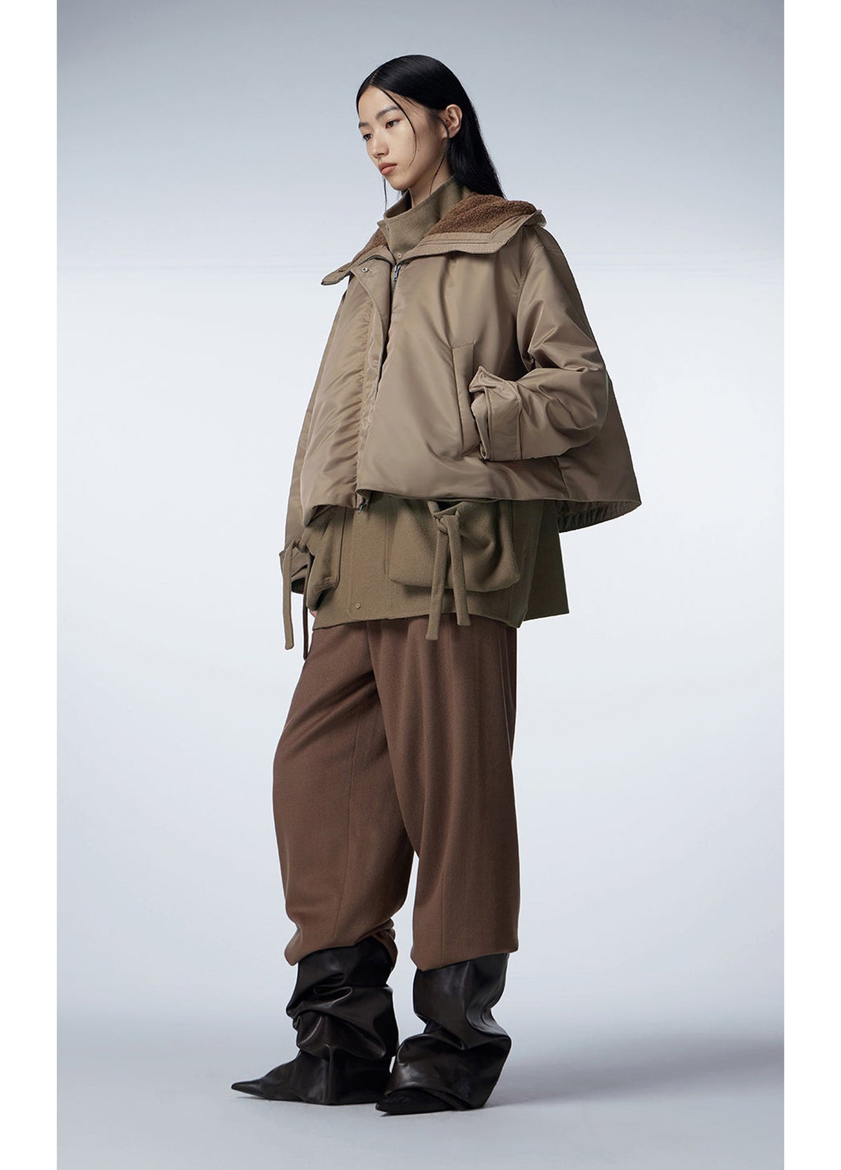 JNBY Oversized Hooded Down Coat