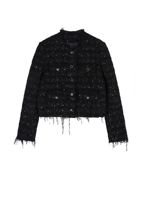 JNBY Cropped Jacquard Down Coat