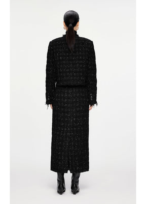 JNBY Cropped Jacquard Down Coat