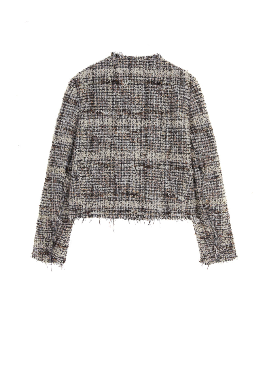 JNBY Cropped Jacquard Down Coat