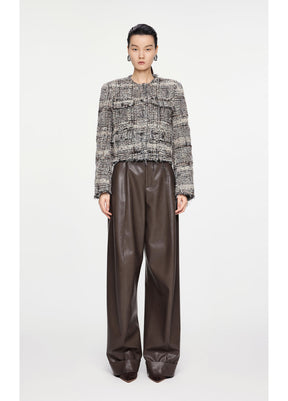 JNBY Cropped Jacquard Down Coat