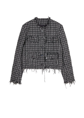 JNBY Cropped Jacquard Down Coat