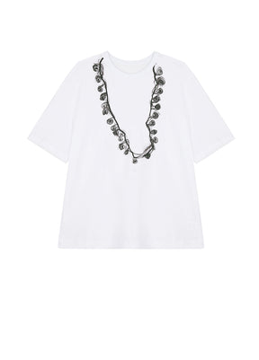 JNBY Miao-inspired Prints Relaxed-fit T-shirt