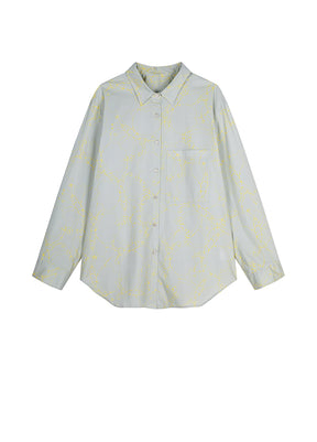 JNBY Pattern Sketch Long Sleeve Shirt