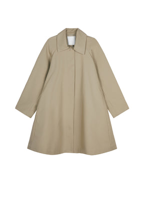 Front view of JNBY Relaxed-Fit Trench Coat