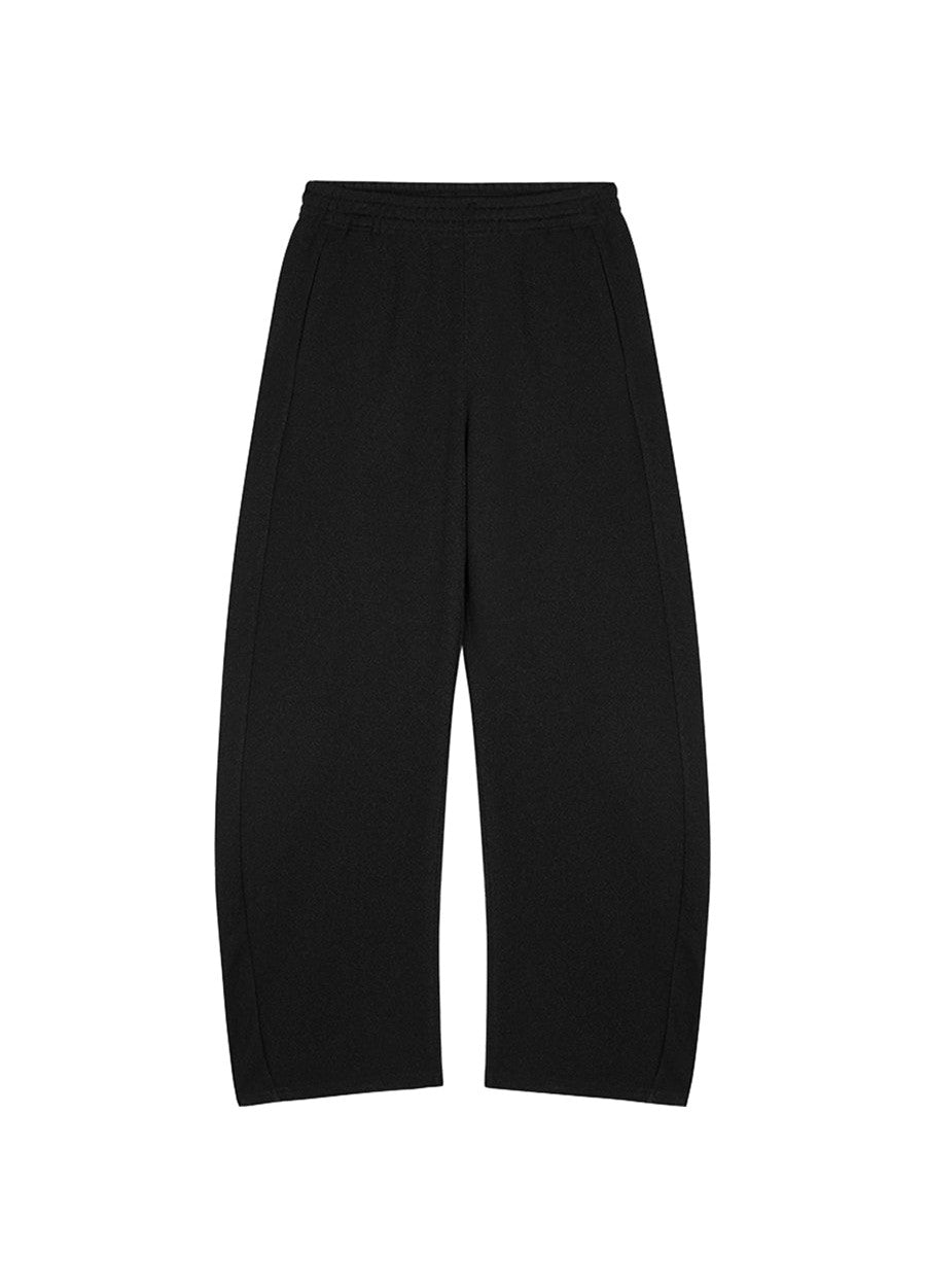 JNBY Elastic Waist Wide Leg Track Pants