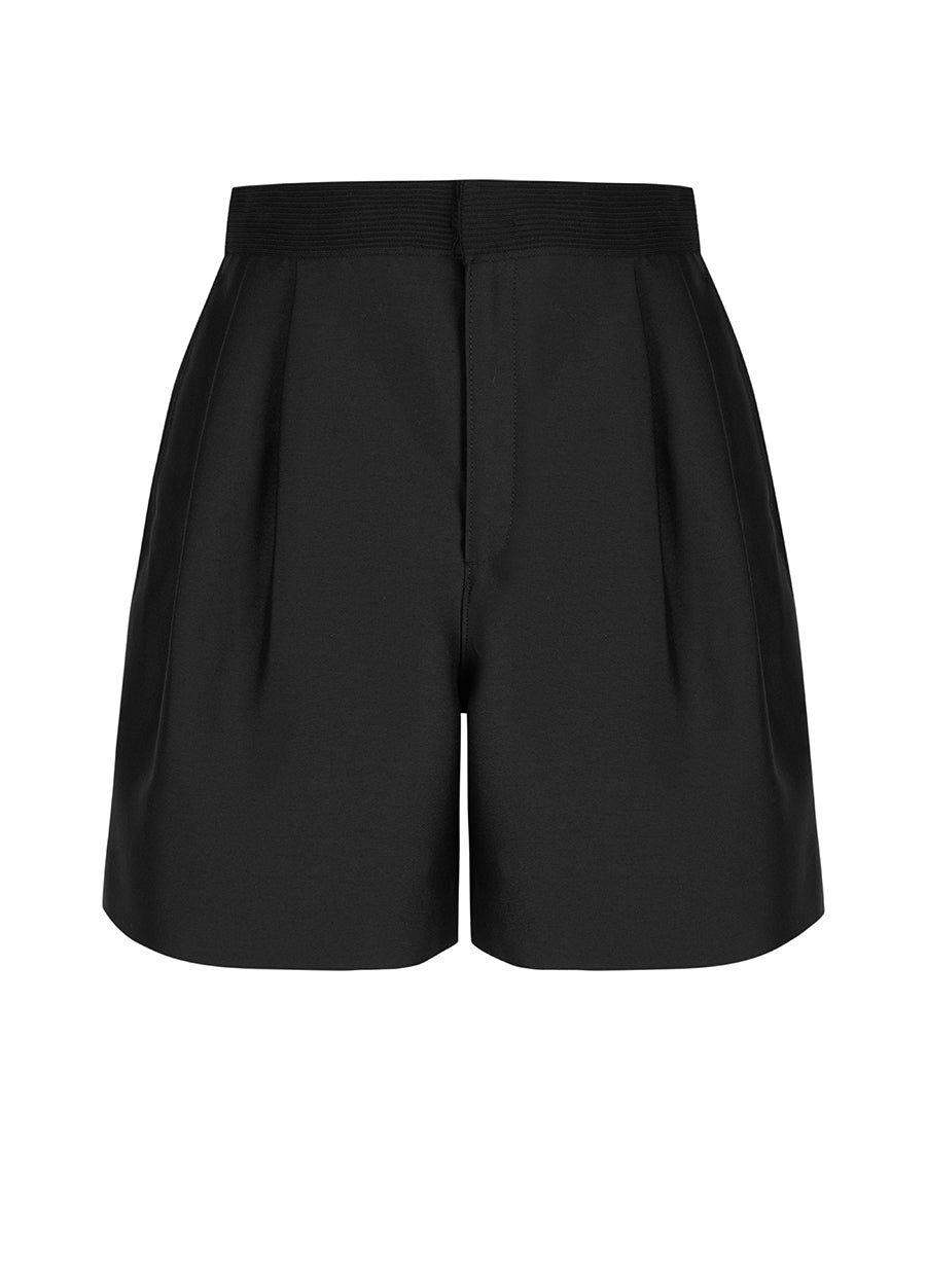 JNBY Wool-blend Silk Elastic Waist Shorts