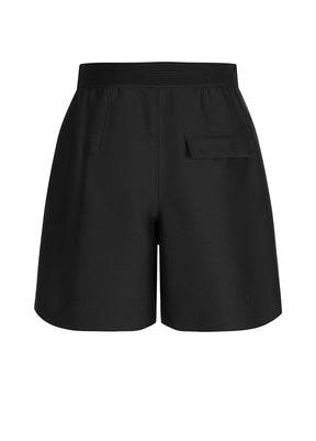 JNBY Wool-blend Silk Elastic Waist Shorts