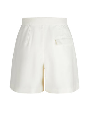 JNBY Wool-blend Silk Elastic Waist Shorts