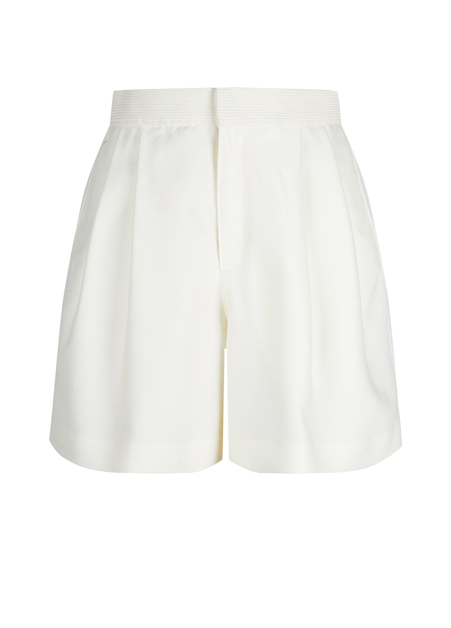 JNBY Wool-blend Silk Elastic Waist Shorts