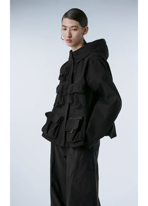 JNBY Oversized Cotton Hooded Jacket