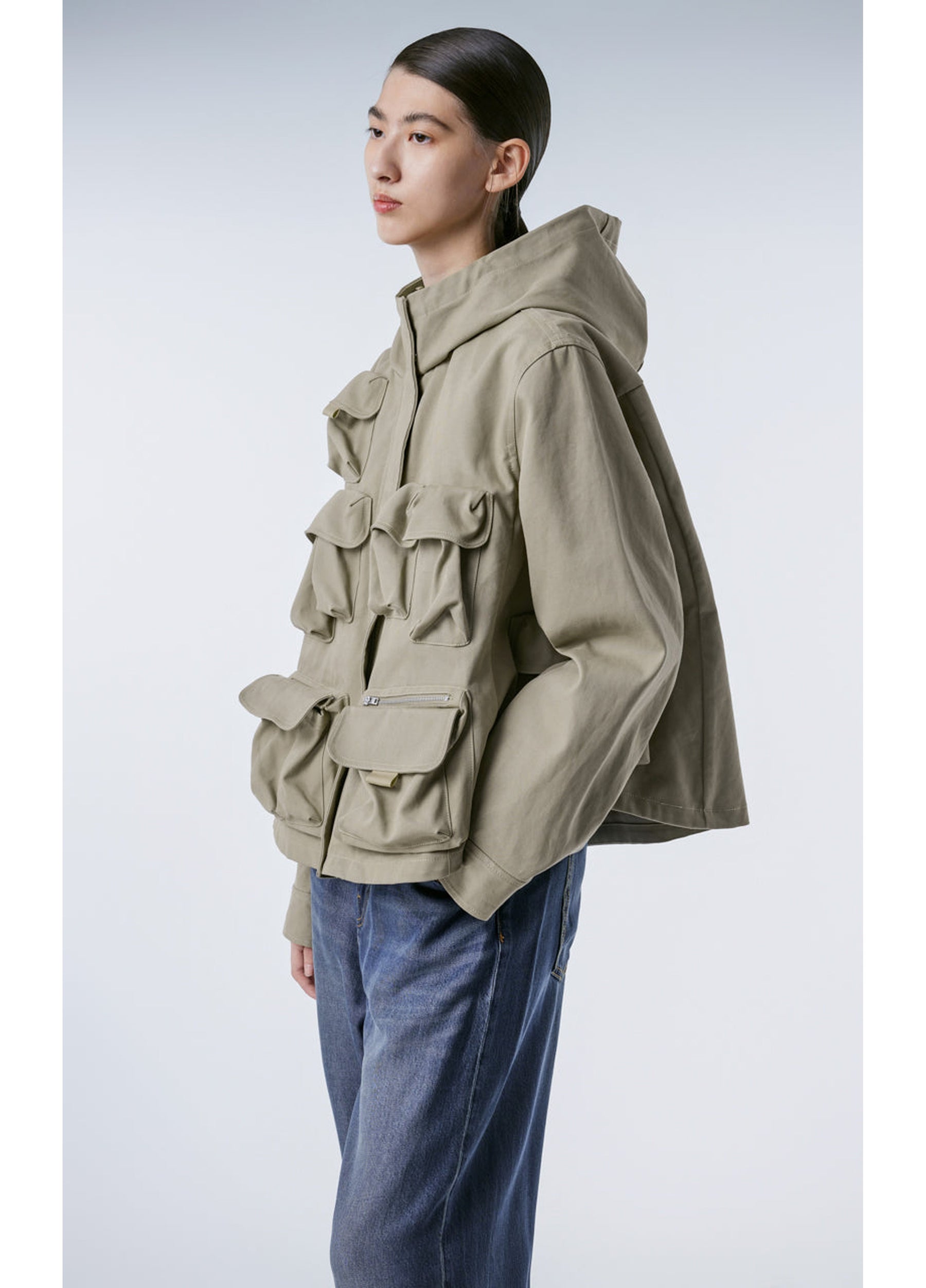 JNBY Oversized Cotton Hooded Jacket