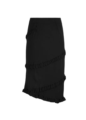 Minimalist styling of JNBY Asymmetric Skirt 