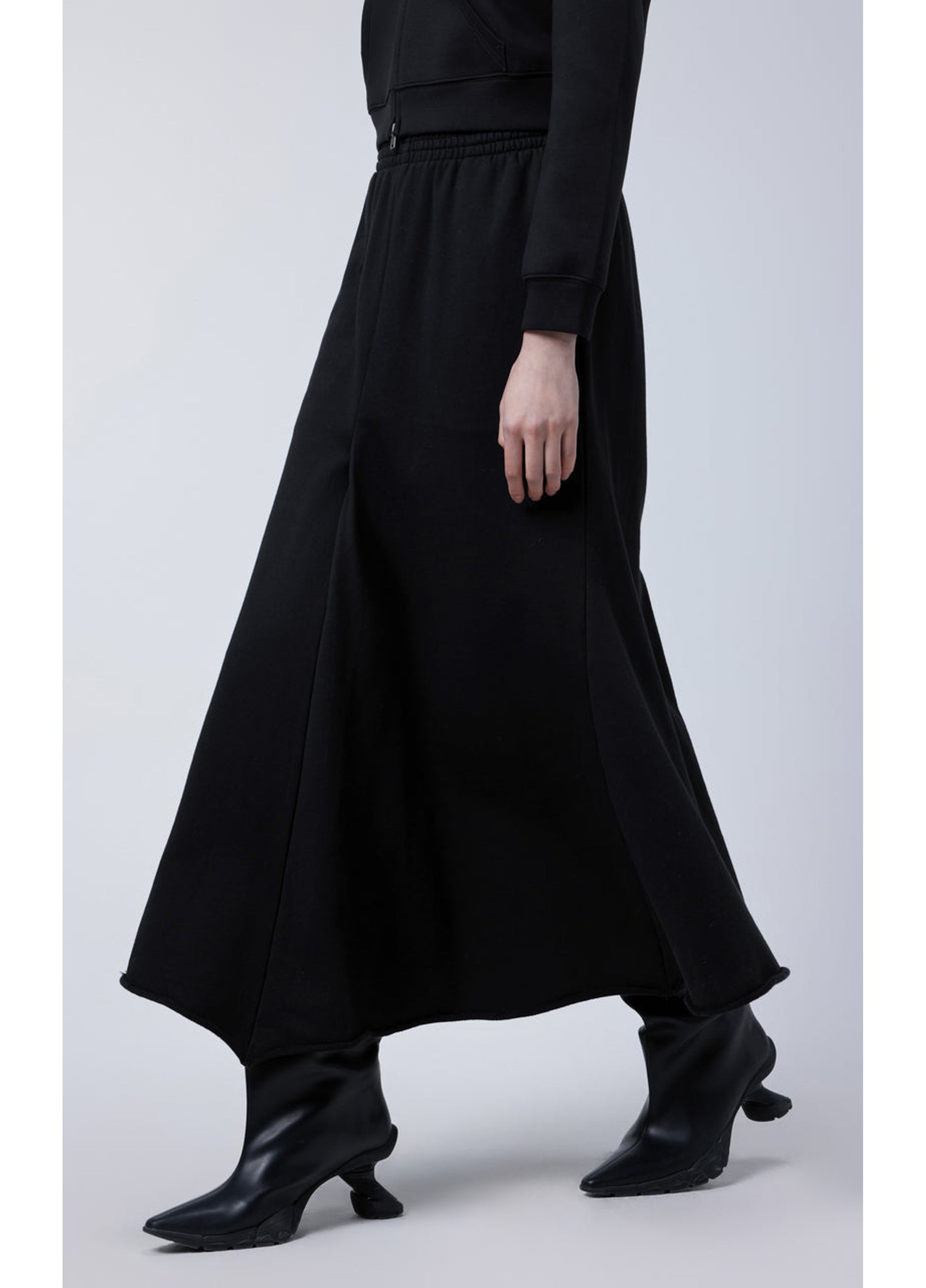 JNBY Asymmetric Elastic-waist Skirt