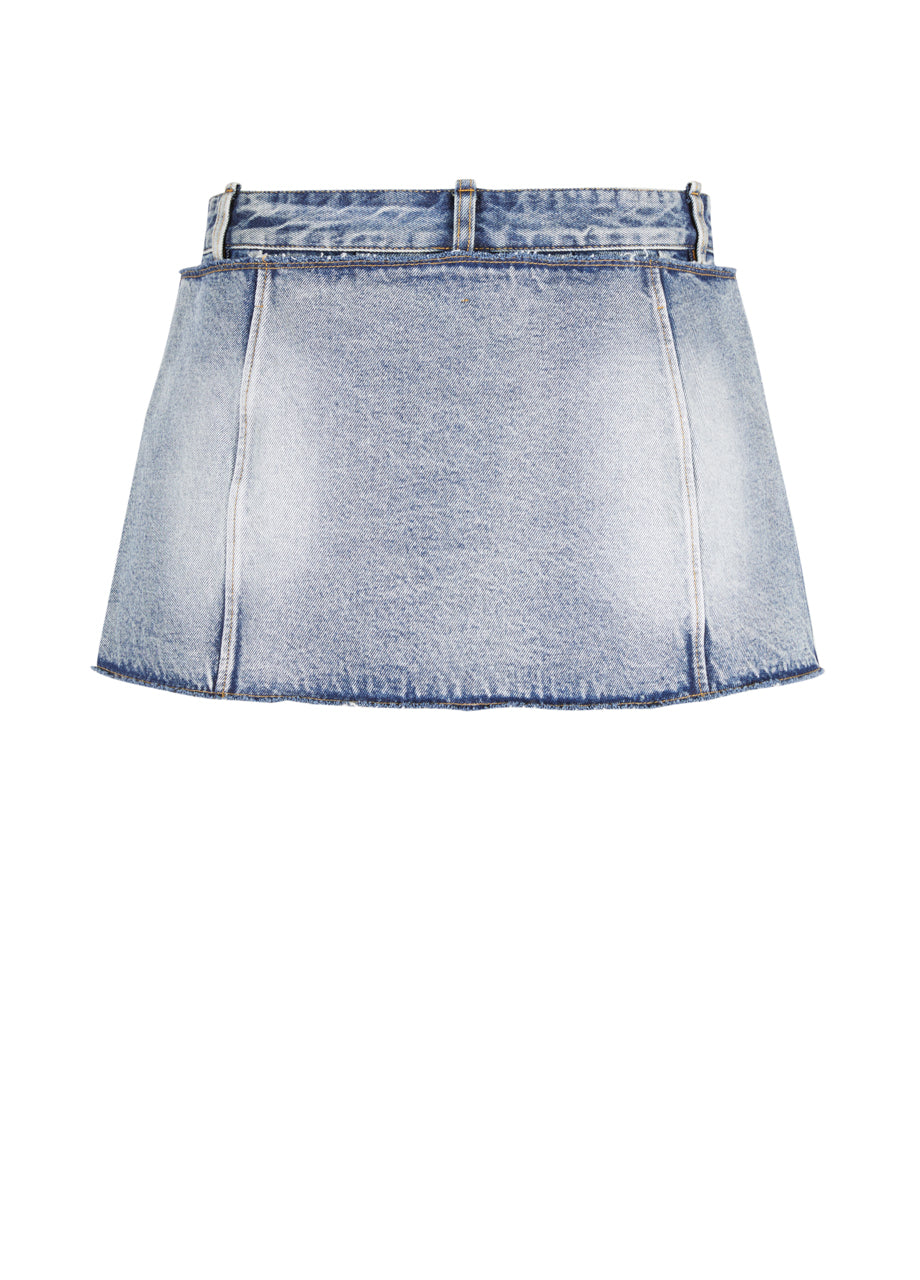 JNBY short denim culottes