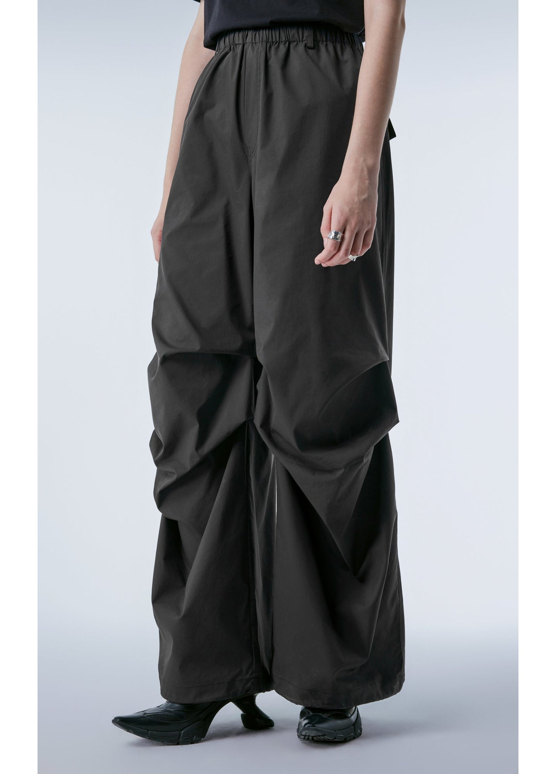 JNBY Gathered-detail Wide-leg Pants