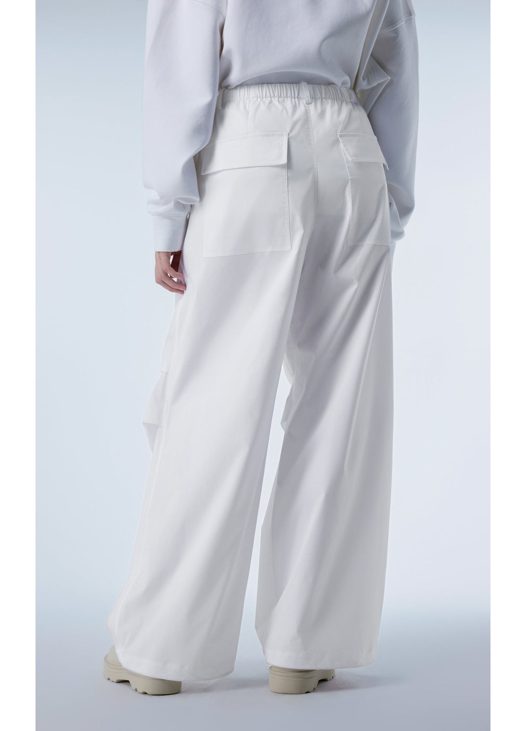 JNBY Gathered-detail Wide-leg Pants