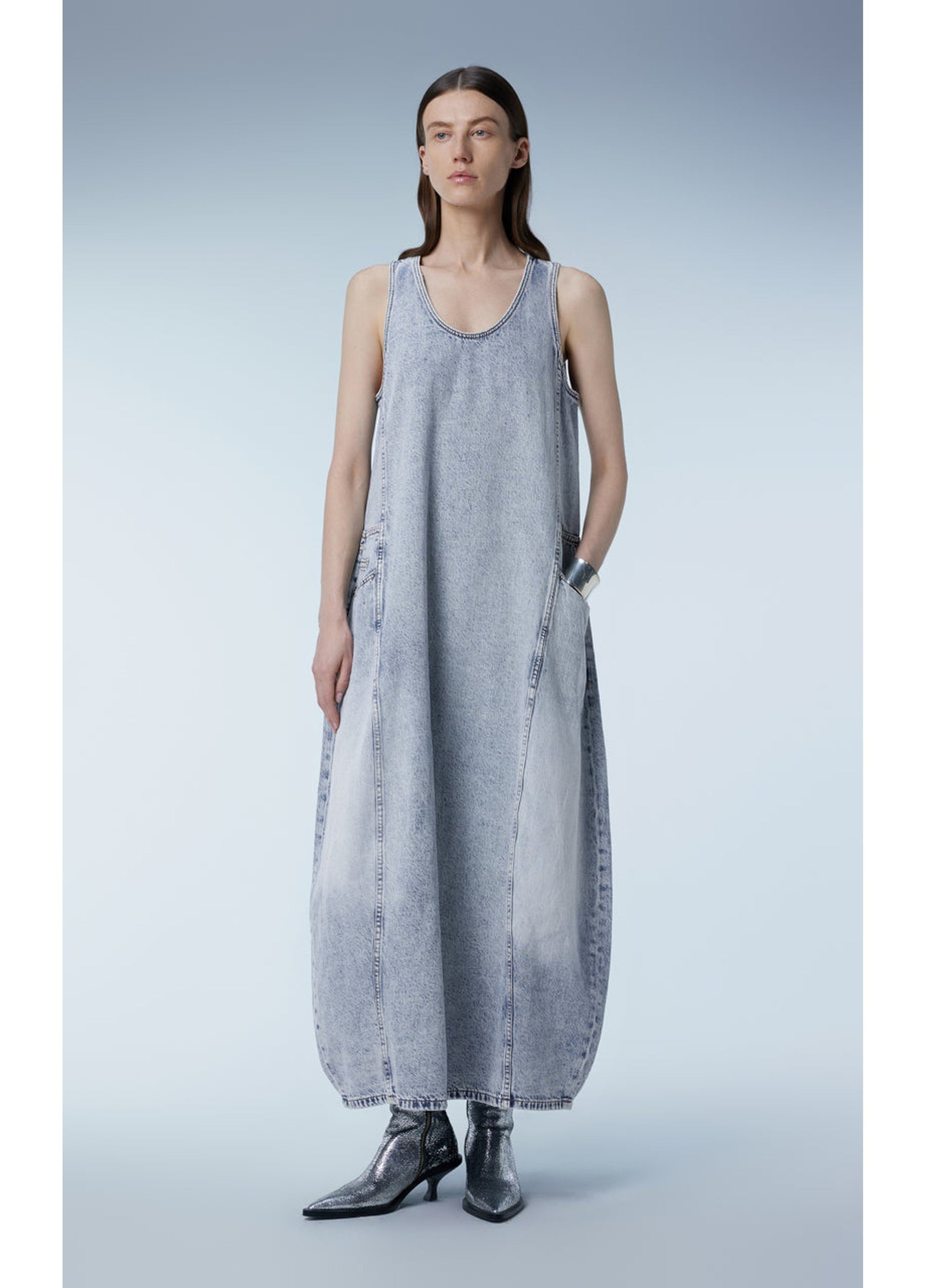 JNBY Sleeveless Extra-long Cotton Dress