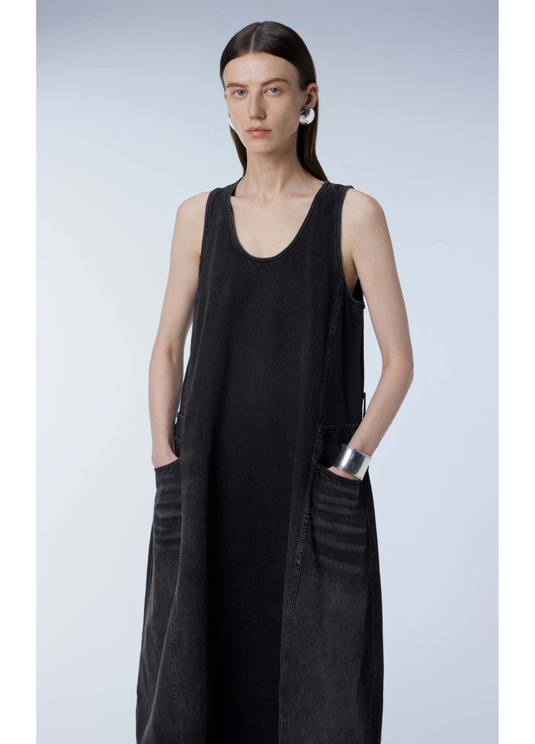 JNBY Sleeveless Extra-long Cotton Dress