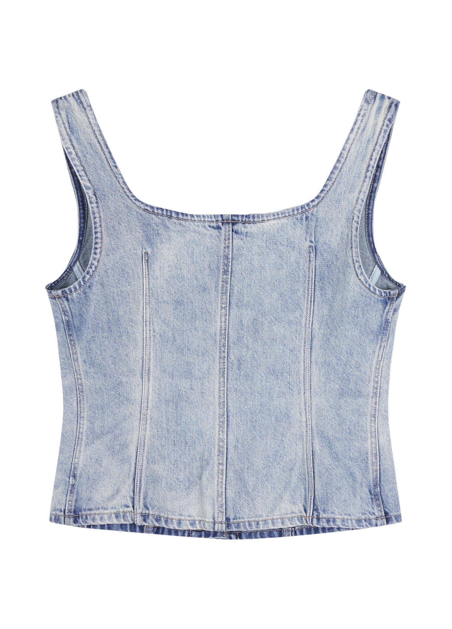 JNBY Cropped Cotton Denim Vest