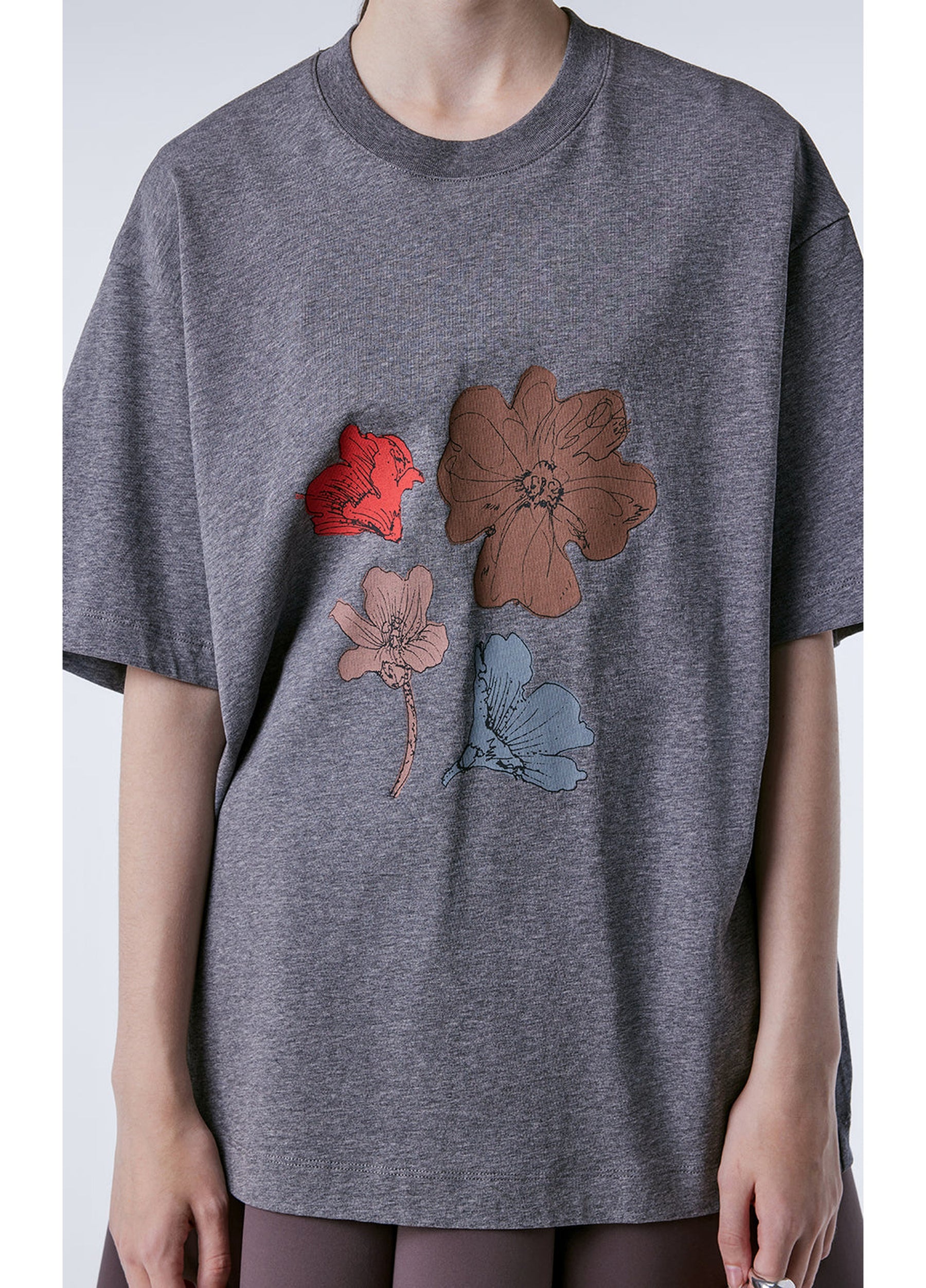 JNBY Miao-inspired Floral Print T-shirt