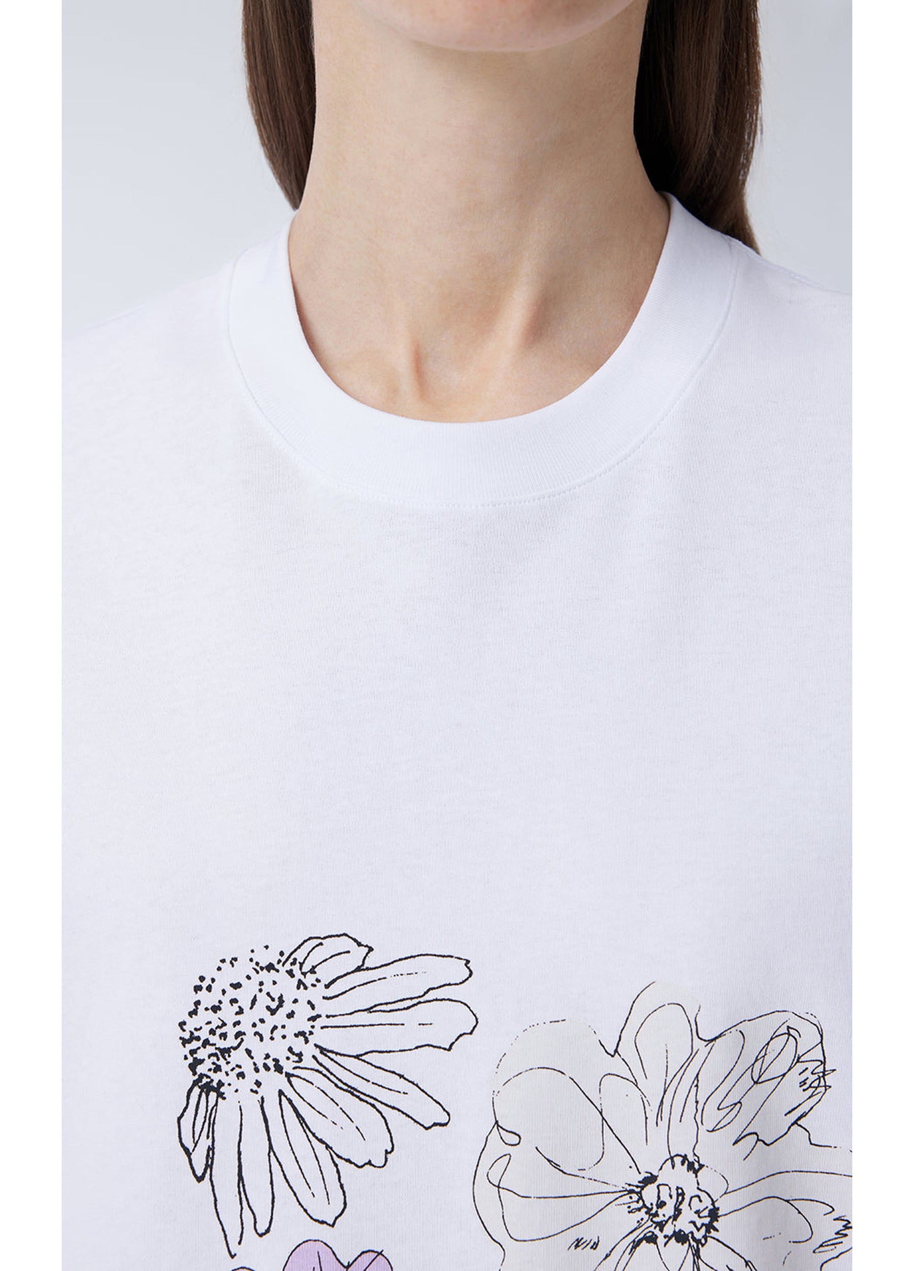 JNBY Miao-inspired Floral Print T-shirt