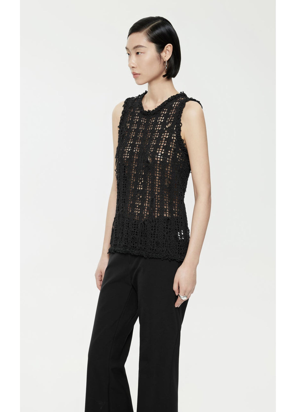 JNBY Knitted vest with a woven feel