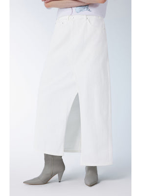 JNBY asymmetric-design cotton skirt