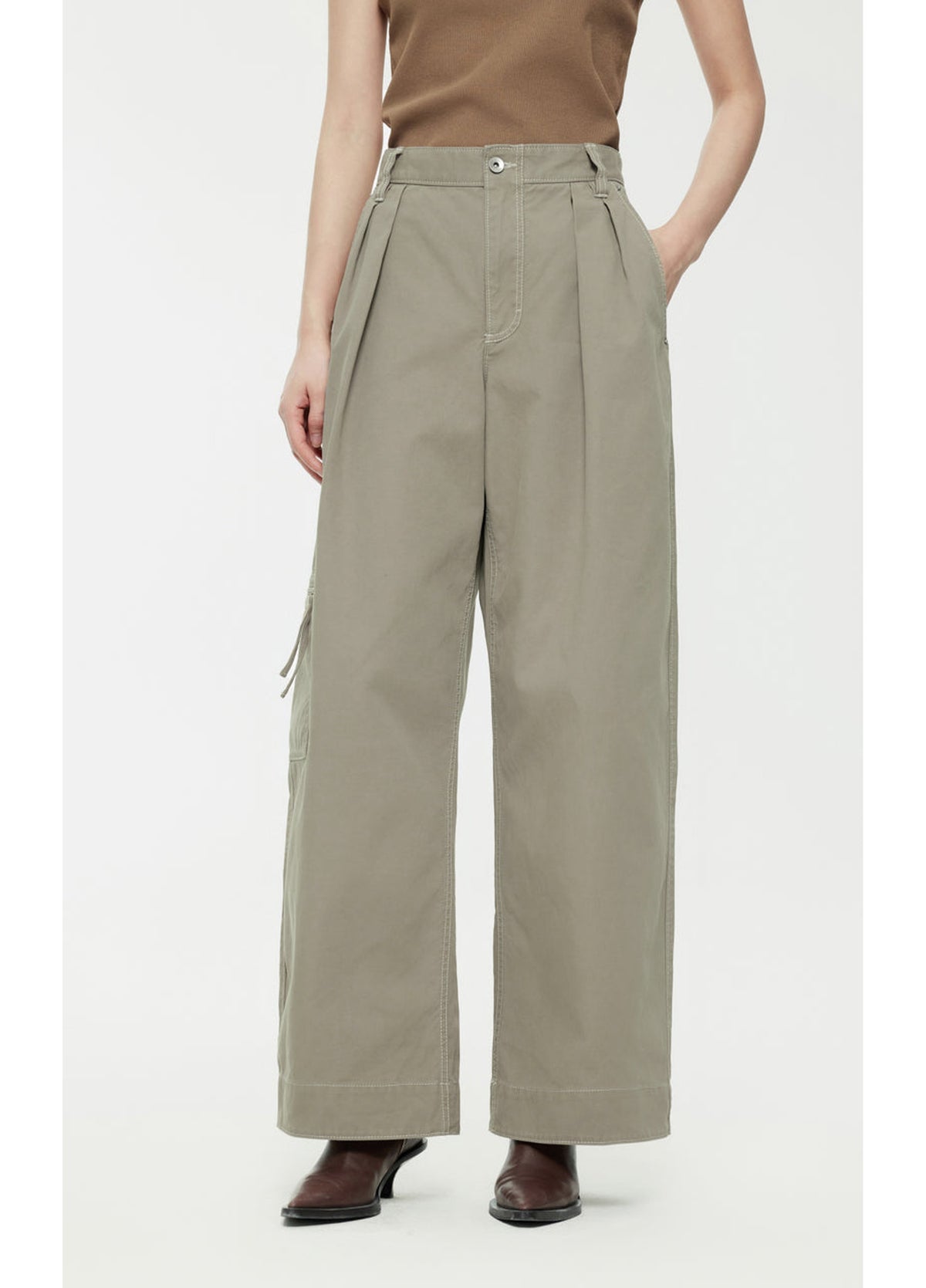 JNBY Workwear style wide leg pants