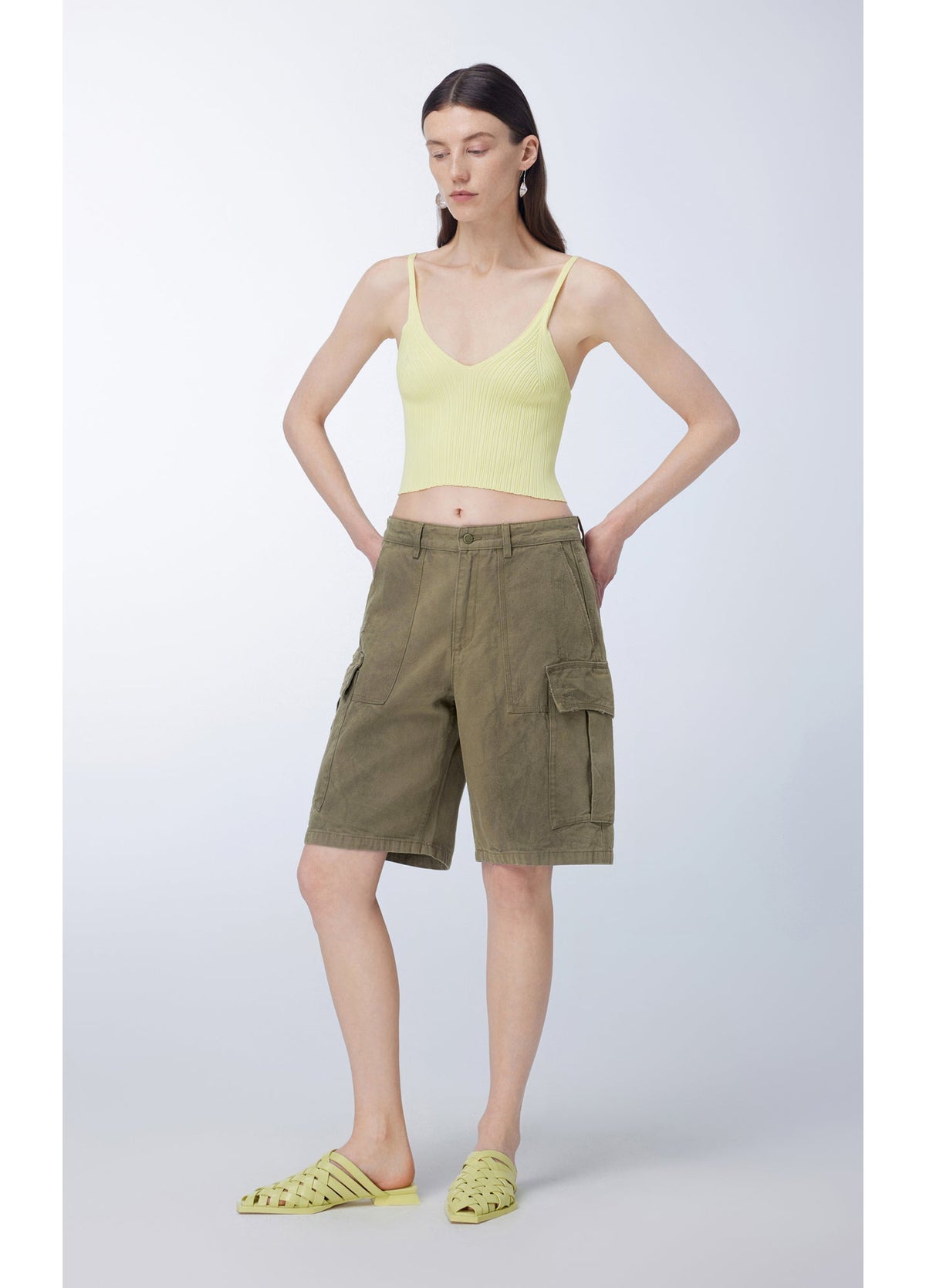 JNBY Workwear denim shorts