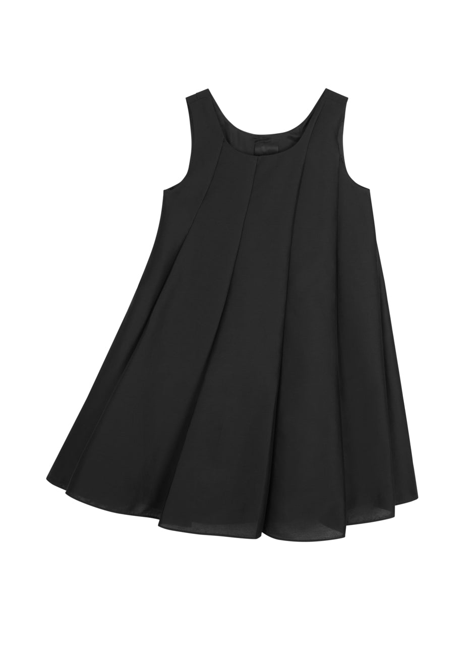 JNBY pleat-detailing cotton-blend dress