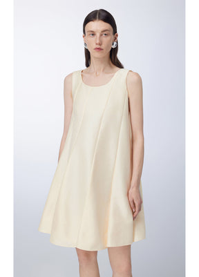 JNBY pleat-detailing cotton-blend dress