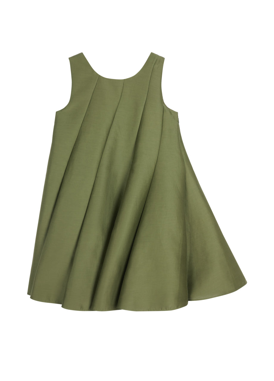 JNBY pleat-detailing cotton-blend dress