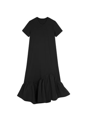 JNBY Short-sleeve Spliced Cotton Dress