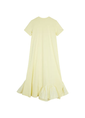 JNBY Short-sleeve Spliced Cotton Dress