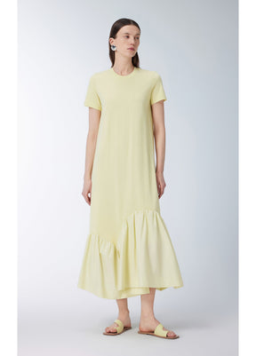 JNBY Short-sleeve Spliced Cotton Dress