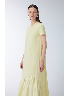 JNBY Short-sleeve Spliced Cotton Dress