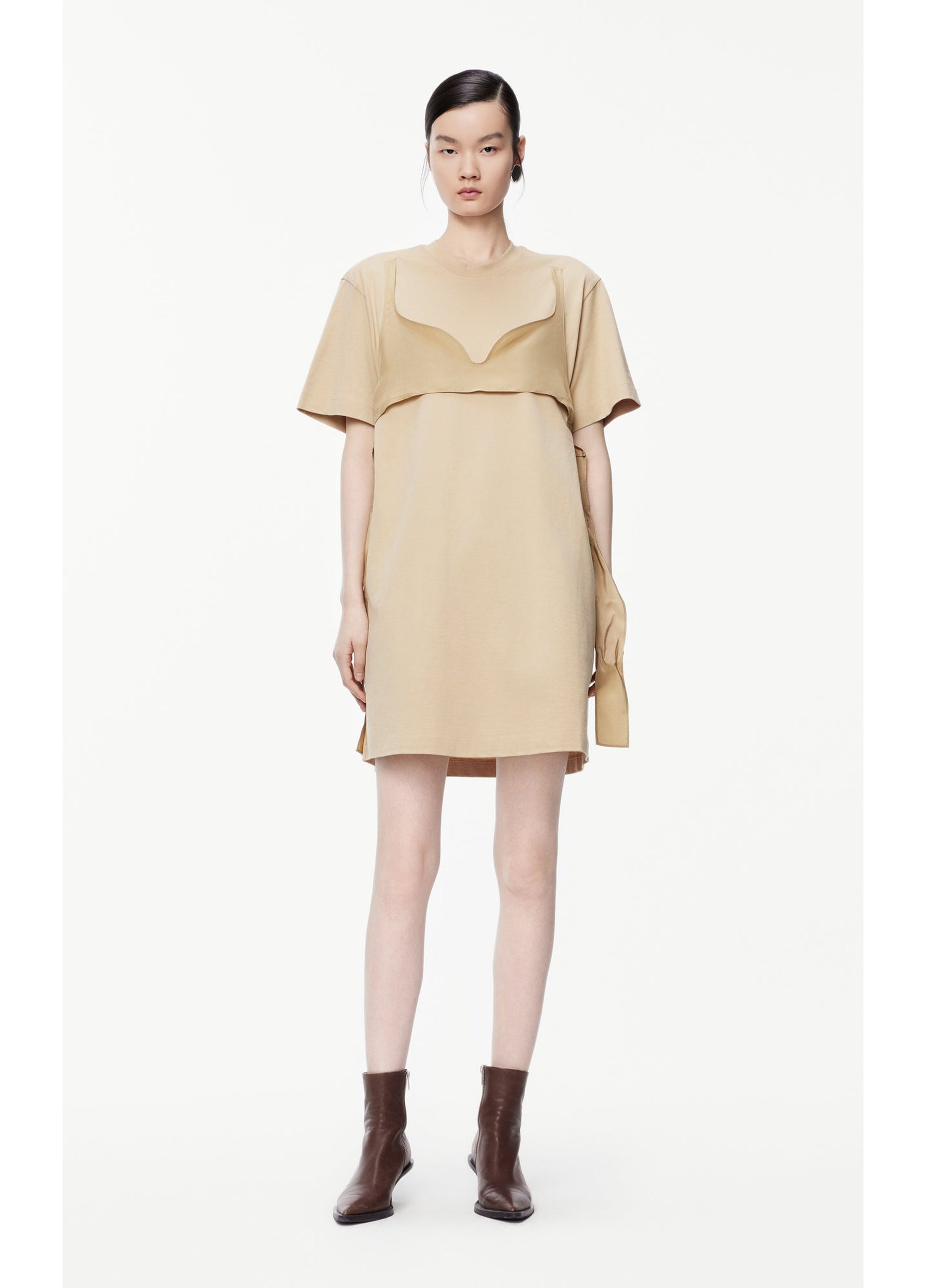 JNBY Relaxed Short-sleeve Cotton Dress