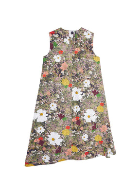 JNBY floral printed cotton mid length dress